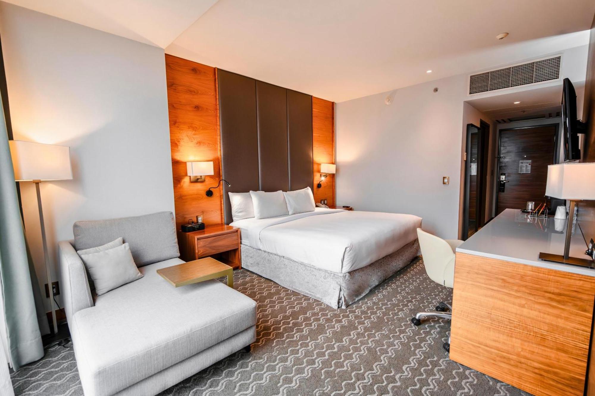 Suite Junior con cama extragrande y zona de estar
